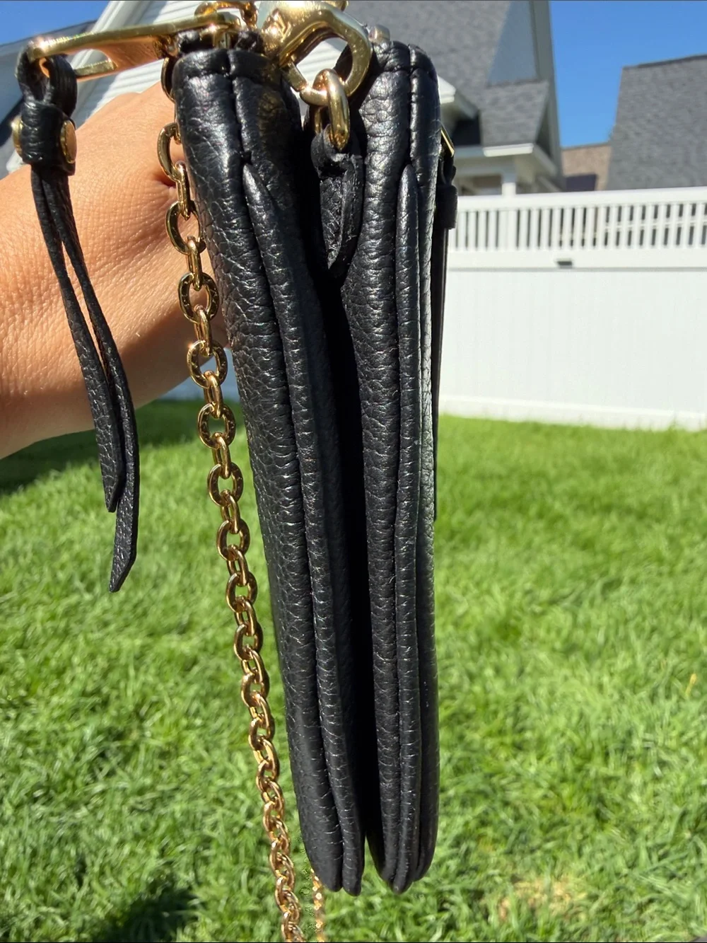 NWOT Louis Vuitton Empreinte Double Zip Pochette - Picture 5 of 9